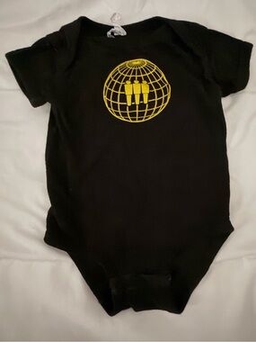 ⭐️2/$12 Third Man Records Logo Black Baby Bodysuit